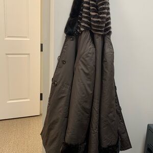 Neiman Marcus Mink Lined Coat